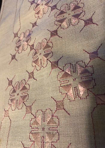 Vintage Nakışlı Ranner - Görsel 2