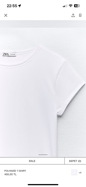 m Beden Zara t-shirt