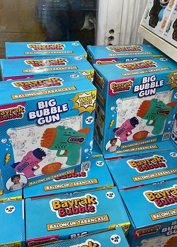 Renkli Köpük Baloncuk Tabancası
