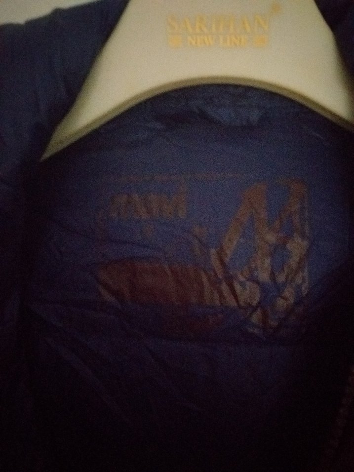 bordo kuş tüyü şişme  mont - Görsel 4