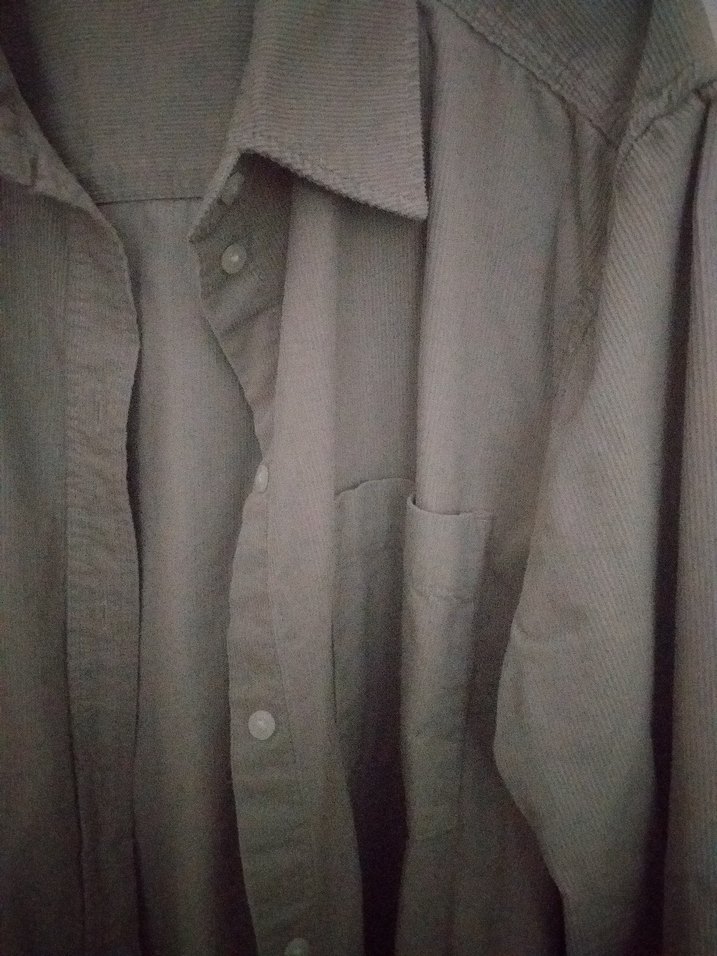 Erkek fitili kadife Regular Fit Gömlek - Görsel 2