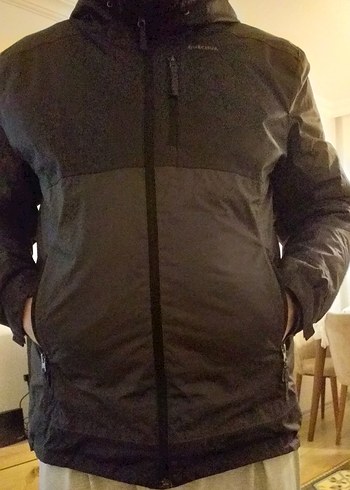 Erkek Siyah Fermuarlı Günlük Mont - Görsel 7