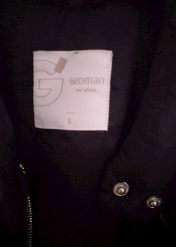 Siyah şişme  Mont - Görsel 4