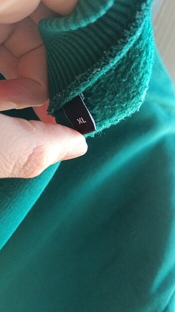 xl Beden yeşil Renk Kadın sweatshirt 