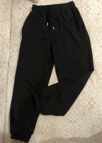 Siyah Kadın Rahat Kesim Eşofman Altı - Görsel 2