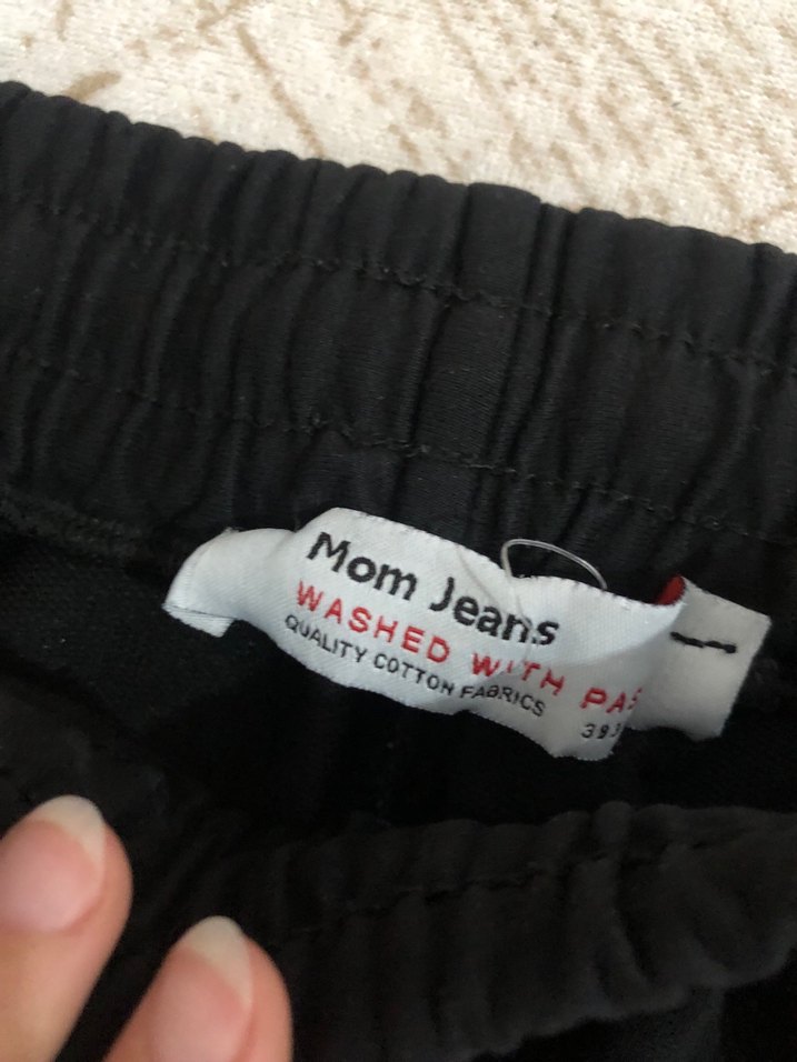 Siyah Kadın Rahat Kesim Eşofman Altı - Görsel 3