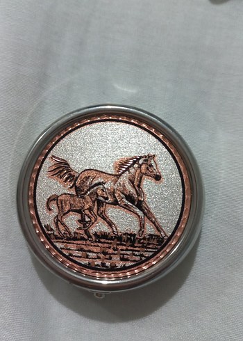 ilaç kutusu gümüş ve bakır üreine el emegi - Görsel 2