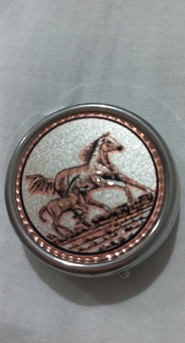 ilaç kutusu gümüş ve bakır üreine el emegi - Görsel 4