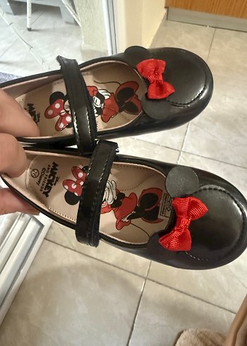 Kız Çocuk Siyah Minnie Mouse Babet - Görsel 3