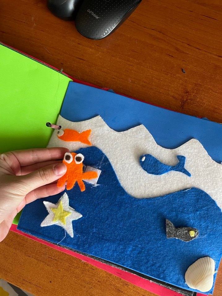 El Yapımı renkli cırtlı aktivite kitabı - Görsel 2