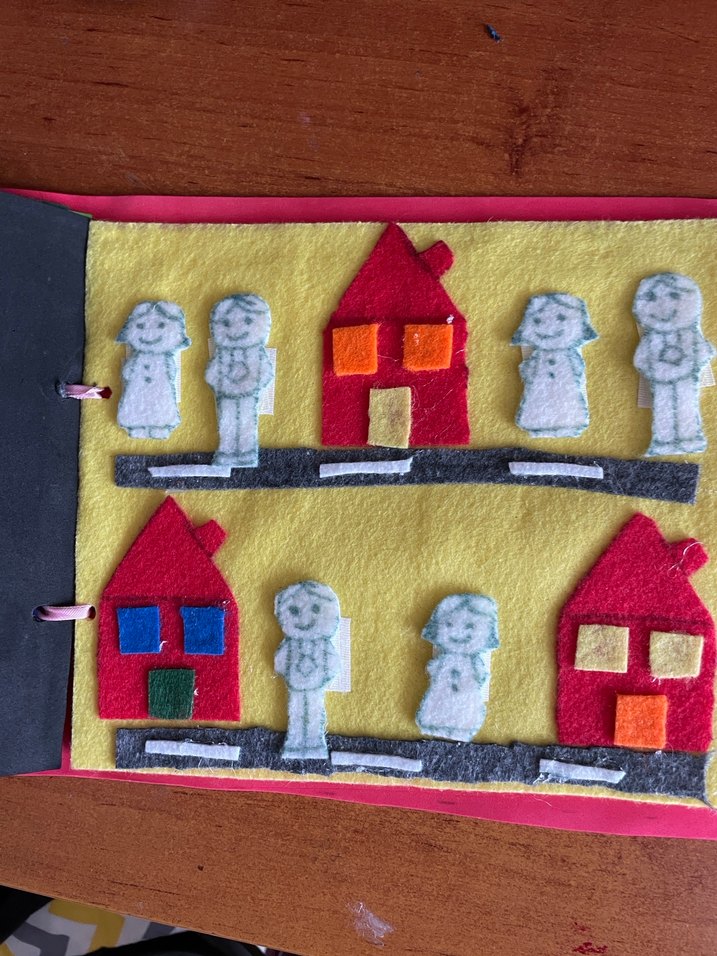 El Yapımı renkli cırtlı aktivite kitabı - Görsel 5