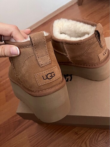 40 Beden kahverengi Renk Ugg platform