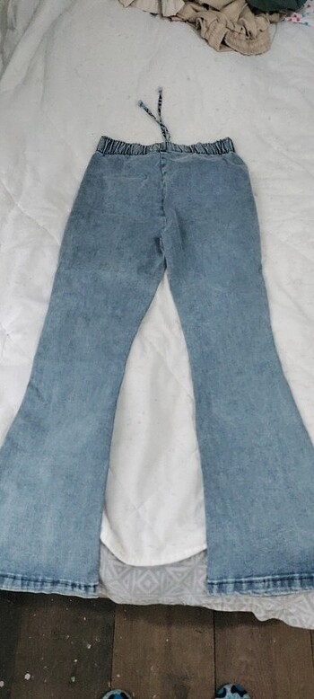 xl Beden İspanyol paça jean