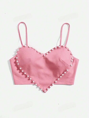 s Beden Pembe incili crop