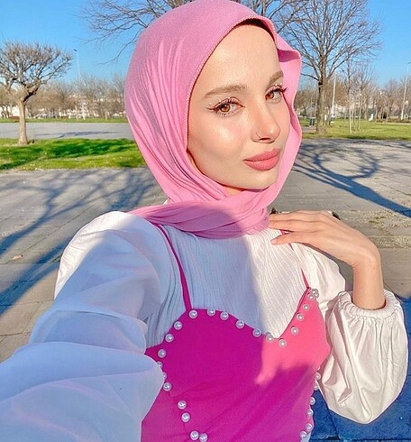 Diğer Pembe incili crop