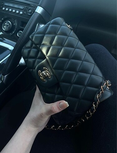 Beymen Chanel siyah mat deri çanta