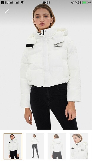 bershka şişme mont