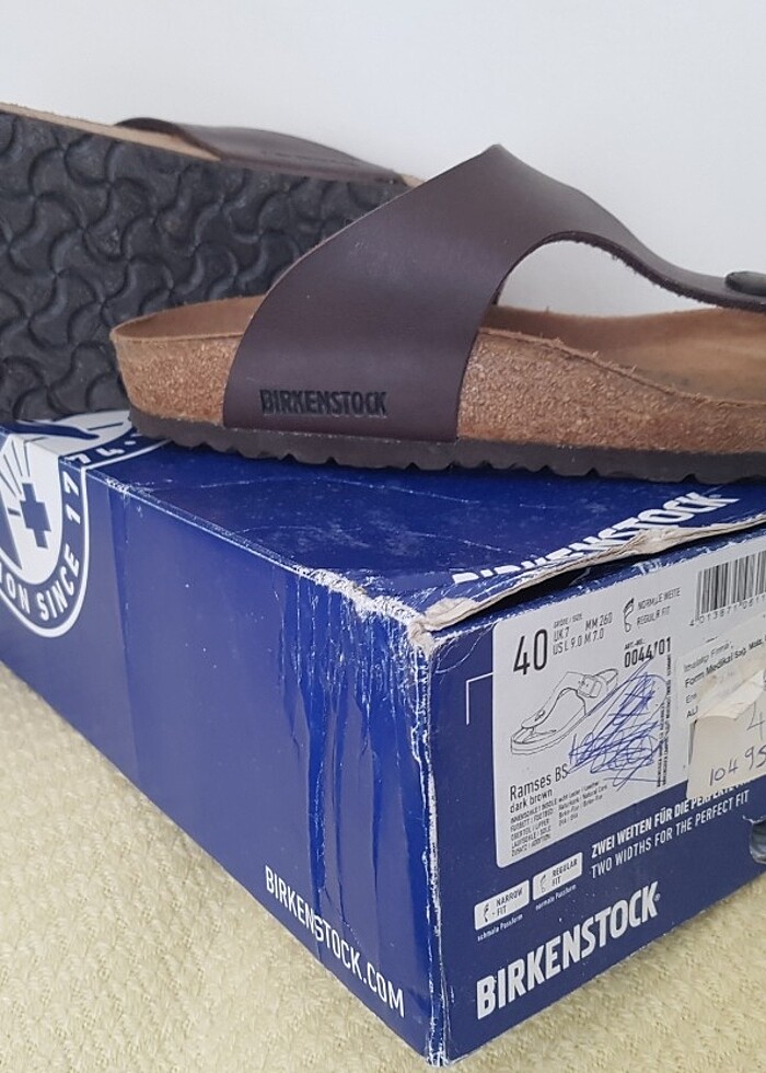 Birkenstock terlik. Kutulu. Orijinal - Görsel 3