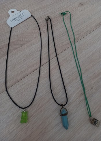 Diğer Turkuaz Boncuklu Bohem Kadın Kolye