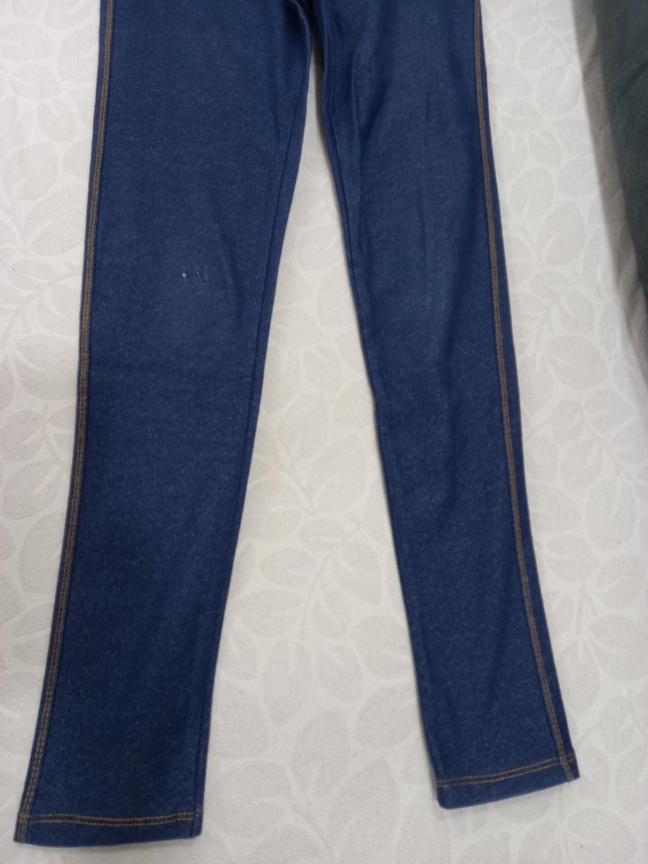 Kız Çocuk Füme tayt görünümlü pantalon.12-13 yş. DEFACTO - Görsel 2