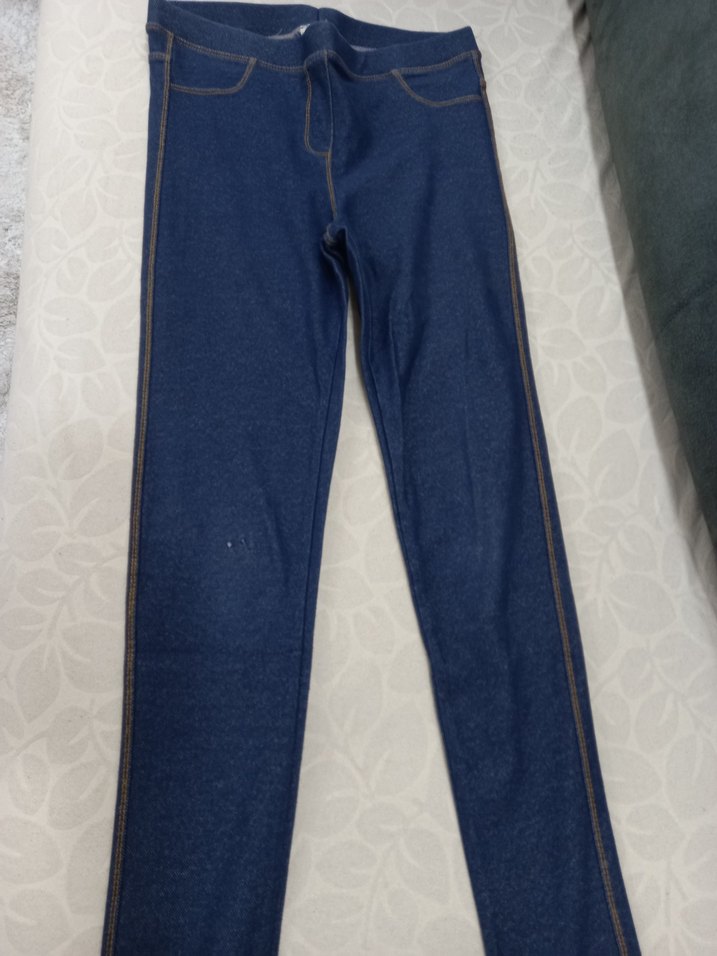 Kız Çocuk Füme tayt görünümlü pantalon.12-13 yş. DEFACTO - Görsel 3