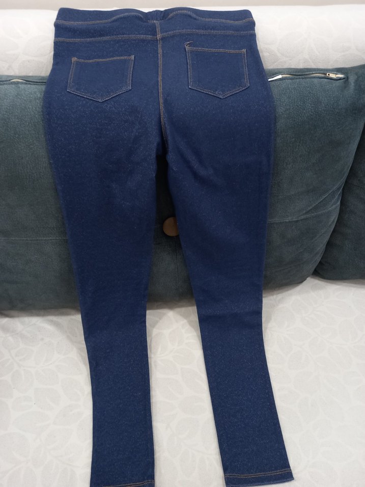 Kız Çocuk Füme tayt görünümlü pantalon.12-13 yş. DEFACTO - Görsel 4