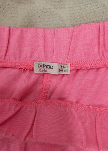 Pembe kız çocuk şort. DEFACTO 12-13 yaş - Görsel 3