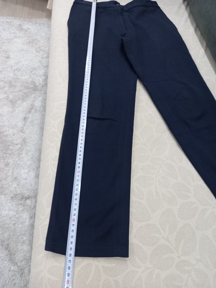 Kız çocuk Lacivert Kumaş Pantolon. 12-13 yaş. sorunsuz - Görsel 2