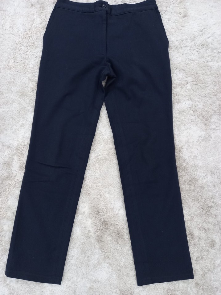 Kız çocuk Lacivert Kumaş Pantolon. 12-13 yaş. sorunsuz - Görsel 4