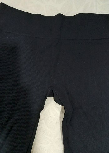 Siyah Midi Spor Tayt. sorunsuz. S - Görsel 3