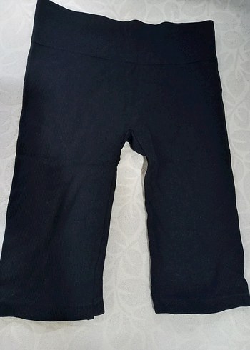 Siyah Midi Spor Tayt. sorunsuz. S - Görsel 4