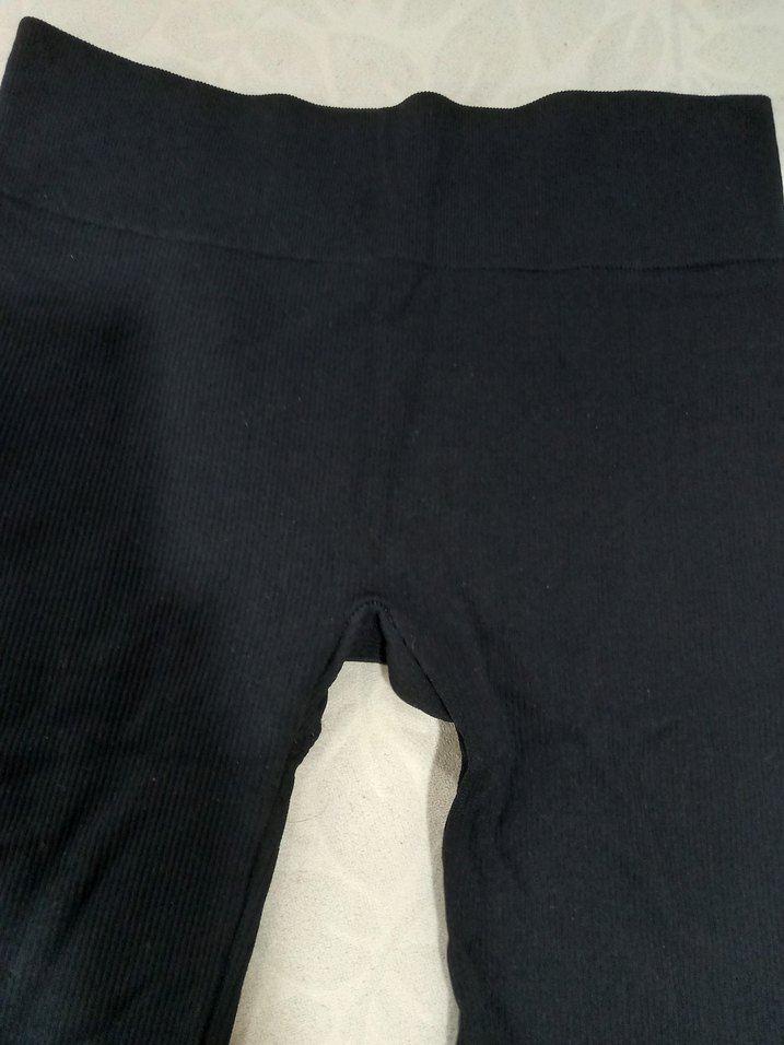 Siyah Midi Spor Tayt. sorunsuz. S - Görsel 3