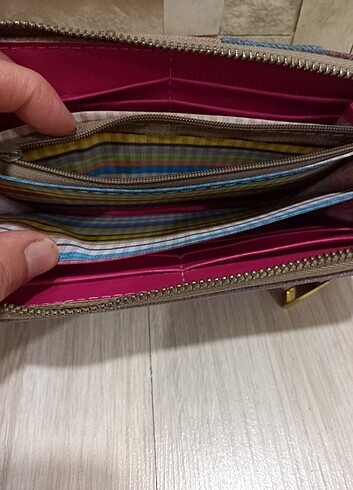 Geniş cüzdan. 3 gözlü fermuarlı - Görsel 2