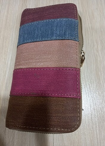 Geniş cüzdan. 3 gözlü fermuarlı - Görsel 8