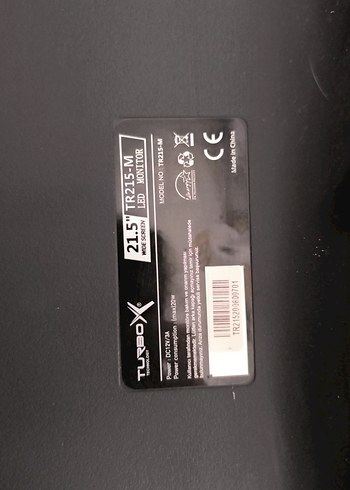 Siyah turbox bilgisayar Monitörü - Görsel 5