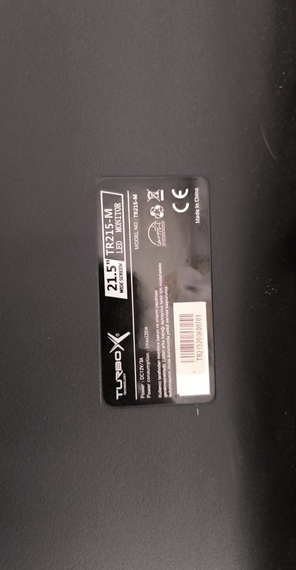 Siyah turbox bilgisayar Monitörü - Görsel 5