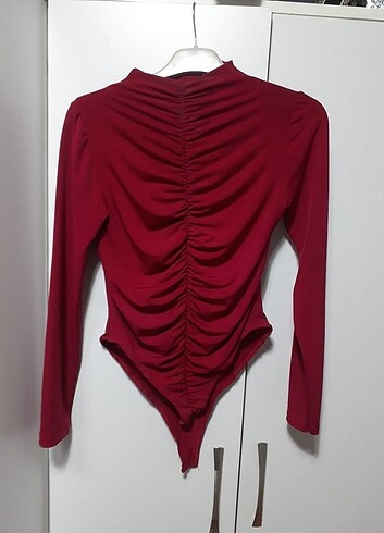 l Beden bordo Renk Bodysuit