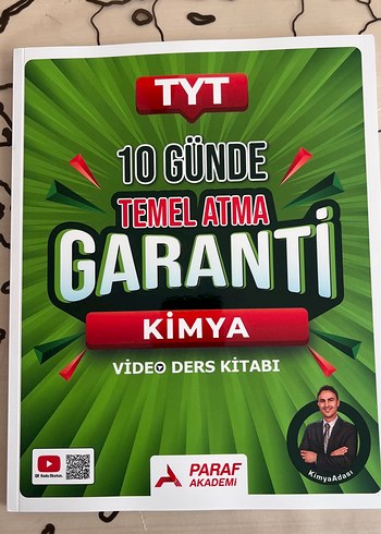 TYT Kimya 10 Günde Temel Atma Video Ders Kitabı