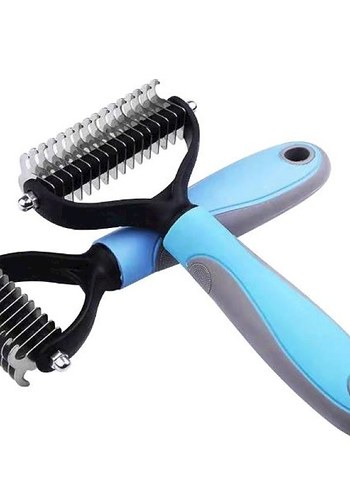 Mavi Gri Evcil Kedi Tüy Tarağı - Görsel 3