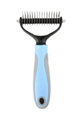 Mavi Gri Evcil Kedi Tüy Tarağı - Görsel 4