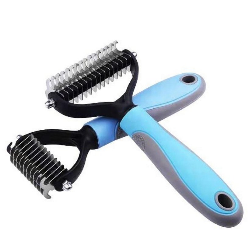 Mavi Gri Evcil Kedi Tüy Tarağı - Görsel 3