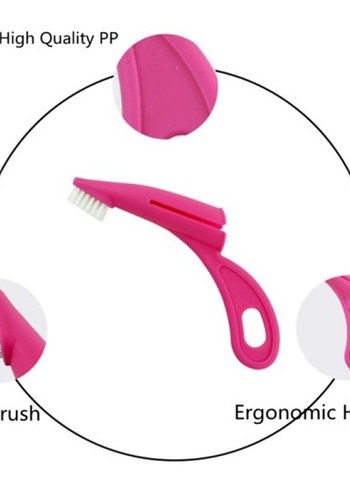 Ergonomik Evcil Hayvan Diş Fırçası - Görsel 2
