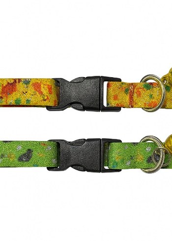 DESENLİ ZİLLİ KEDİ TASMASI - Görsel 3