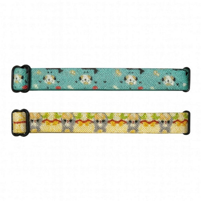 DESENLİ ZİLLİ KEDİ TASMASI - Görsel 2