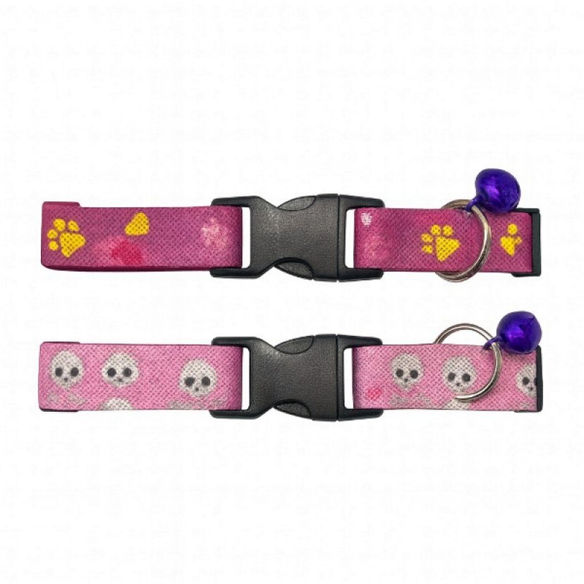 DESENLİ ZİLLİ KEDİ TASMASI - Görsel 4