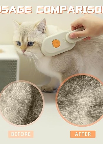 Kedi Köpek Buharlı Pet Tarağı - Görsel 5