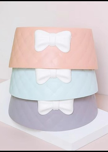 Mikopet Şık Desenli Fiyonklu Mama Kabı - Görsel 2