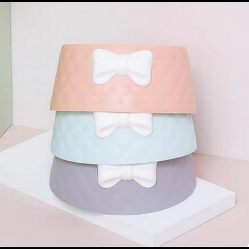 Mikopet Şık Desenli Fiyonklu Mama Kabı - Görsel 2