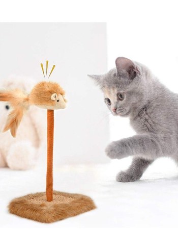 Sesli Oyuncaklı Kedi Tırmalama Tahtası - Görsel 7