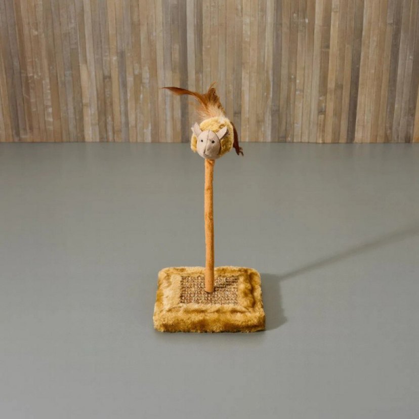 Sesli Oyuncaklı Kedi Tırmalama Tahtası - Görsel 2